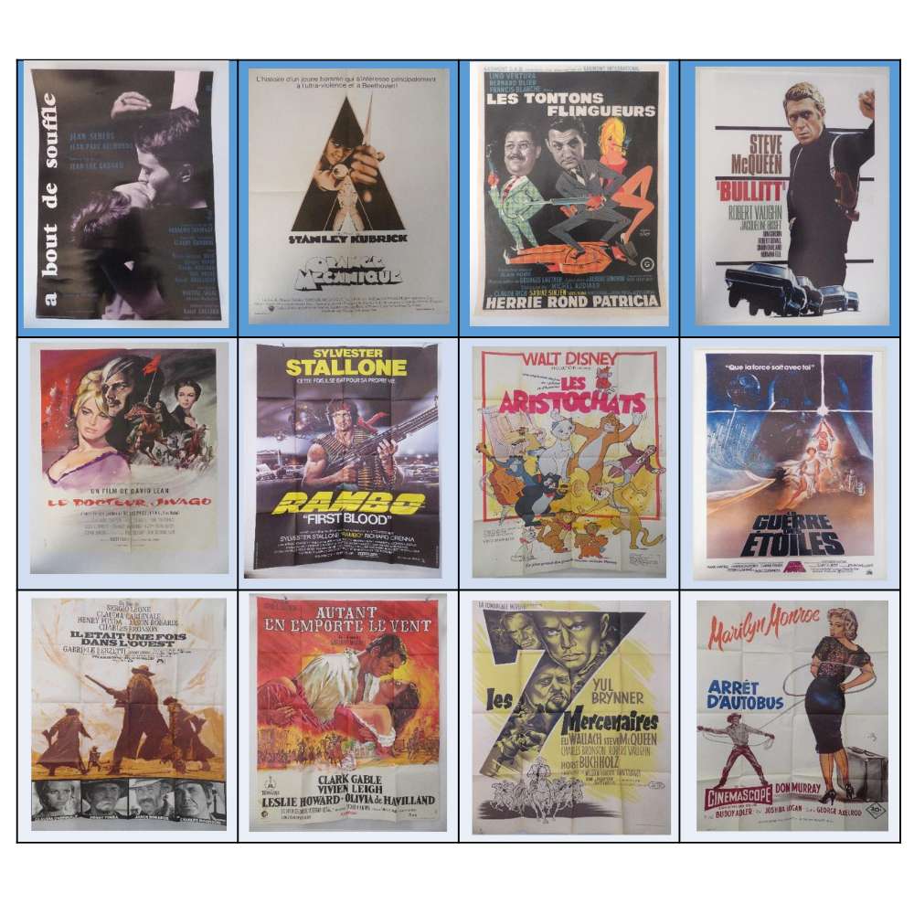 Affiches de l'univers du cinéma